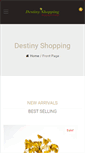 Mobile Screenshot of destinyshopping.com