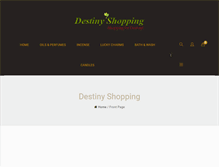 Tablet Screenshot of destinyshopping.com